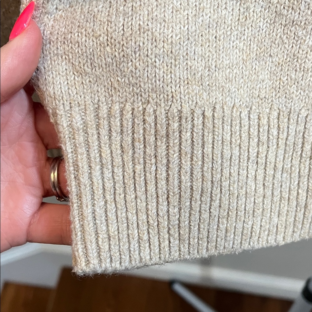 Old Navy Women's Tan SoSoft Scoopneck Crew Sweater - Size Small - Picture 6 of 6